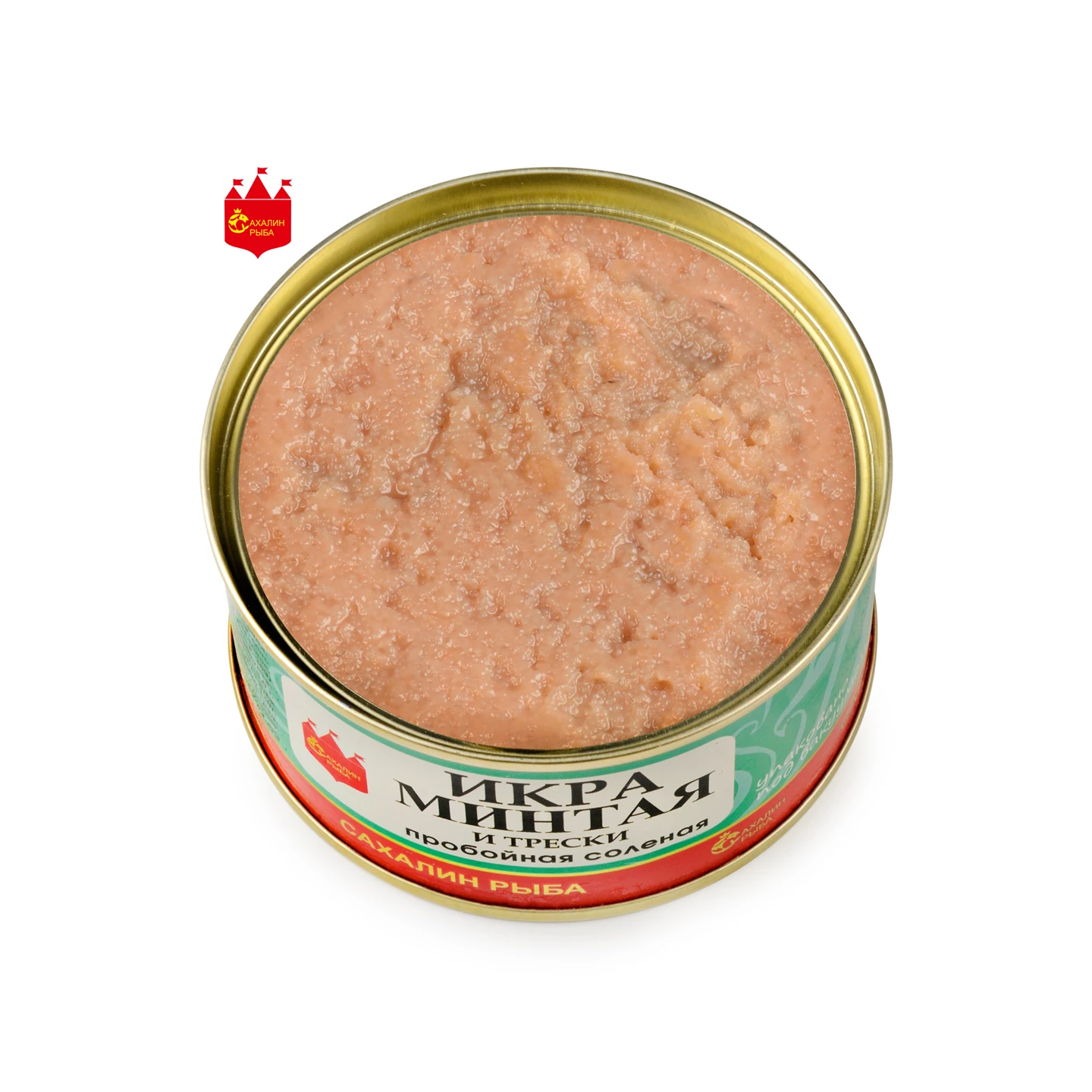 Икра минтая и трески 130 гр.