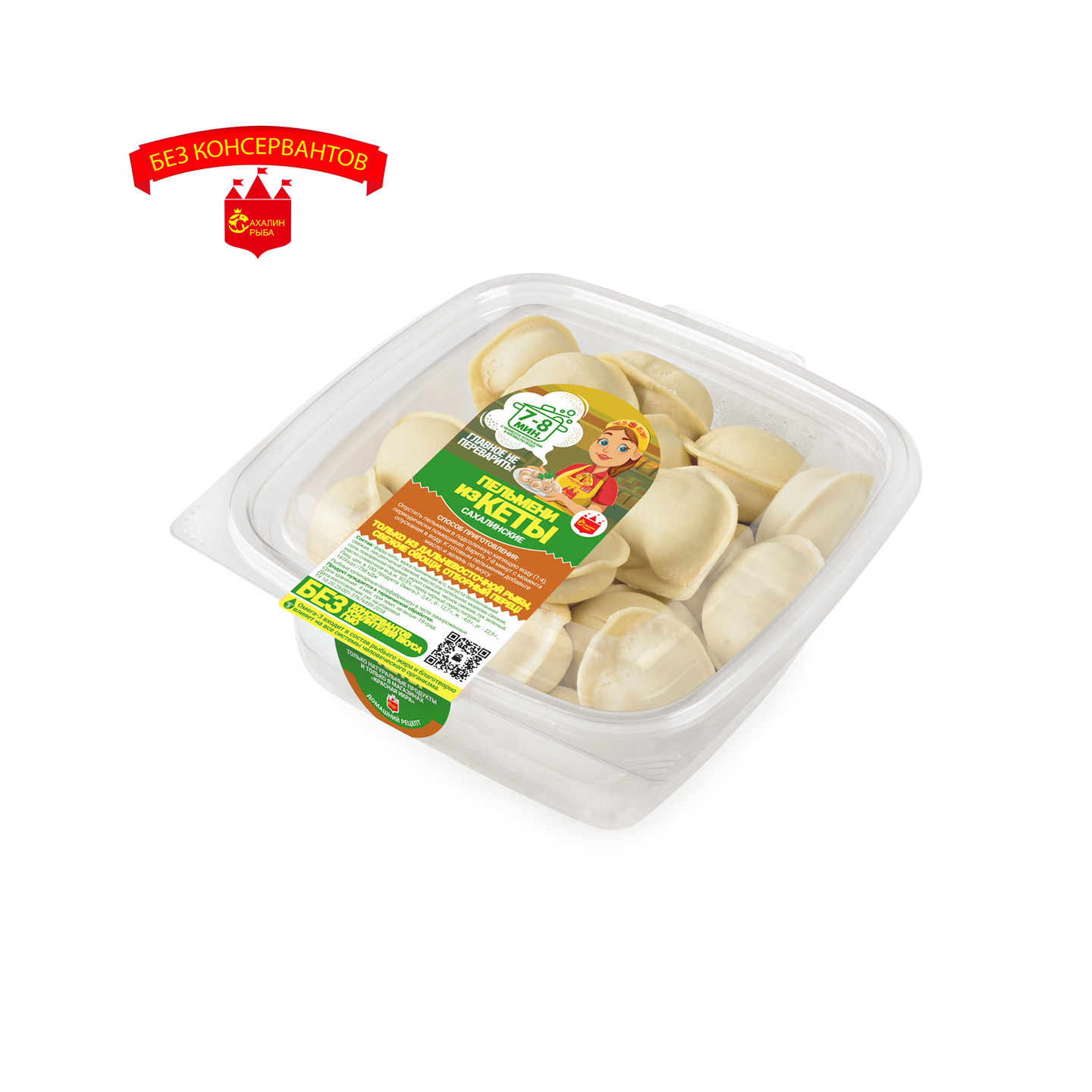 Пельмени из кеты 600 гр.