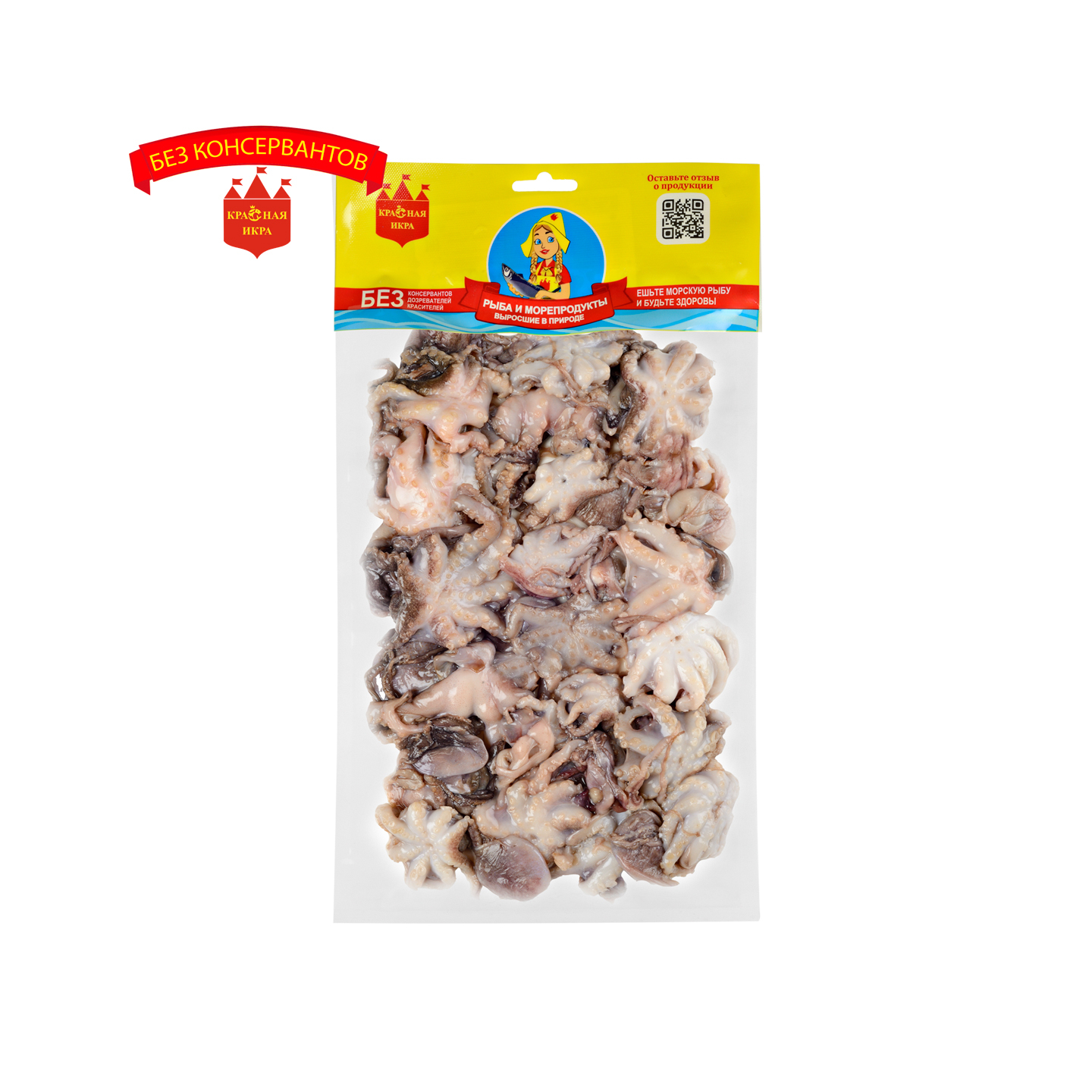 Осьминог молодой с/м 400 гр.